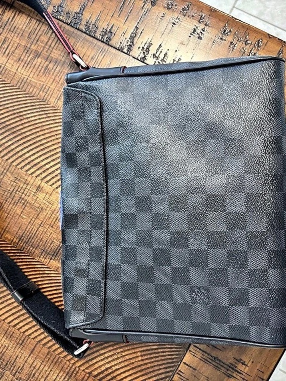 Louis Vuitton Damier Graphite Alps District PM Black Messenger Bag